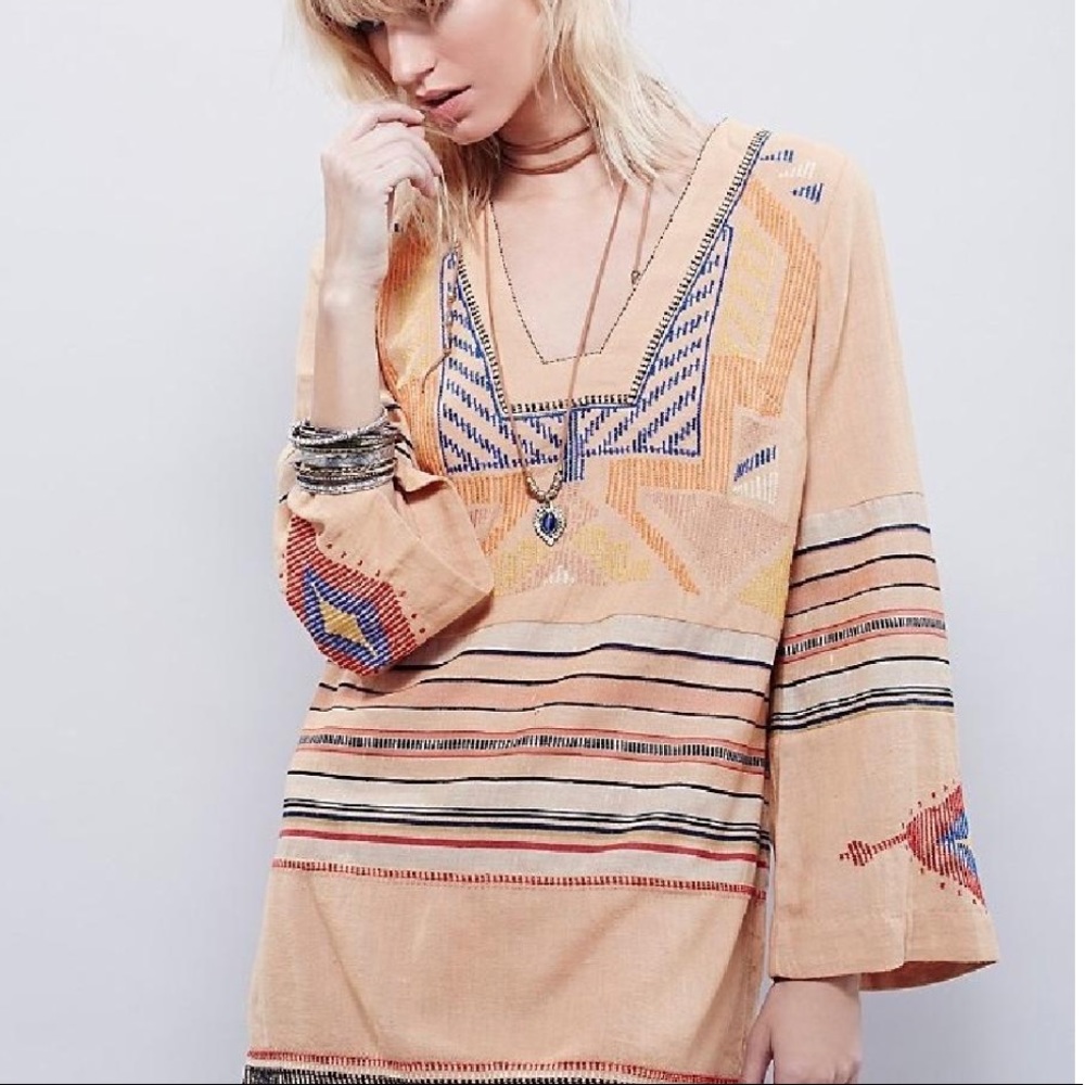 Free People Bell Sleeve Dress